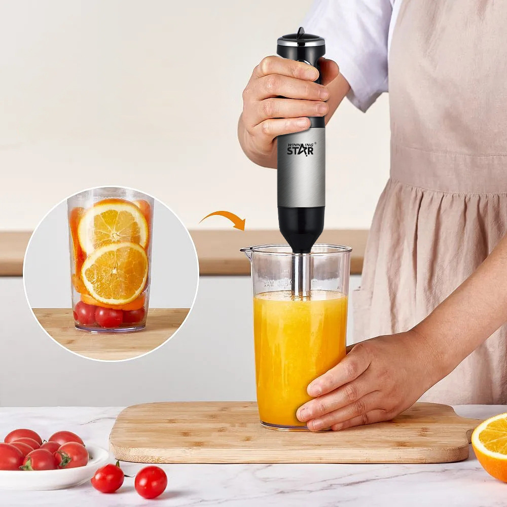 Ganador de la estrella transfronteriza exprimidor de mano de cocina palo picadora de carne multi-función de suplemento alimenticio máquina licuadora