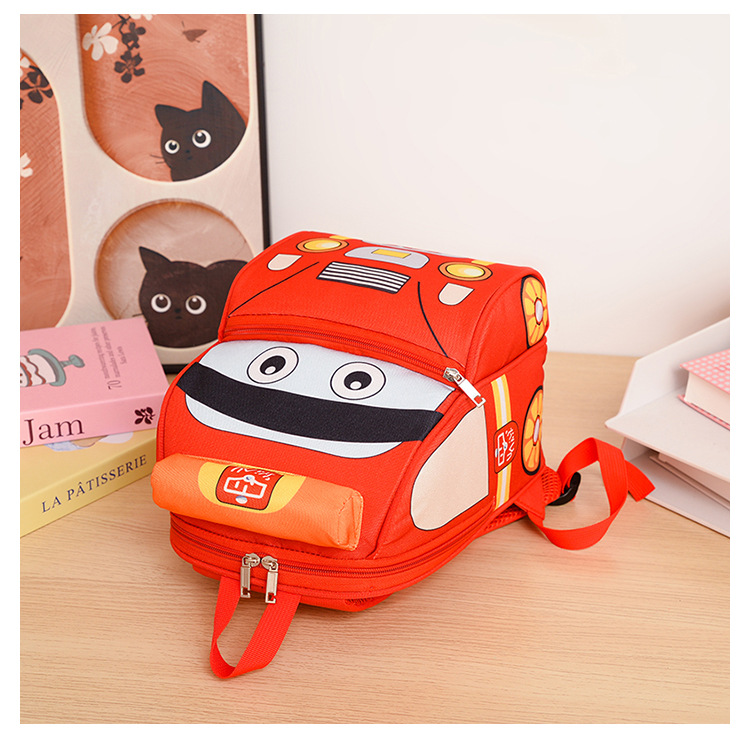 Unisexo Grande Nylon Dibujos Animados Lindo Cuadrado Cremallera Mochila Con Cremallera display picture 23