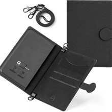 Amazon新款证件夹RFID护照钱包一体多功能旅行出差商务真皮护照夹