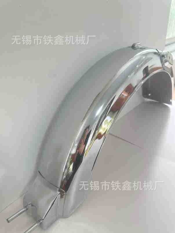 Retro Style Two-Wheeler, Three-Wheeler Motorcycle Front and Rear Fenders, Electroplated 7-Level Retro Style Scooter