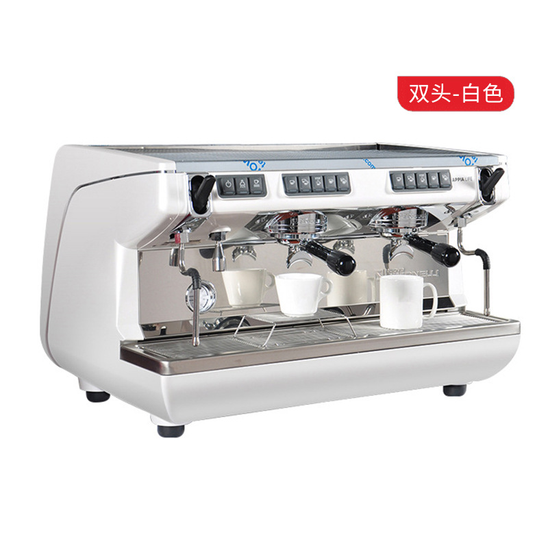 Nova Nuova appia life Máquina de café semiautomática de dos cabezas italiana Control electrónico comercial Versión de copa alta