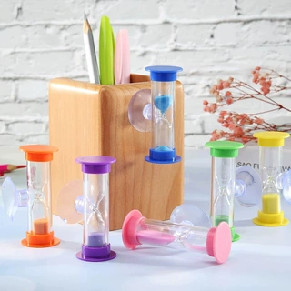 沙漏计时器防摔儿童塑料三分钟吸盘学生创意小礼品刷牙计时器