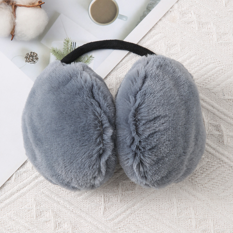 Orejeras Melard para hombre y mujer, calentadores de orejas de felpa para invierno, protección contra el frío, orejeras plegables para proteger del frío. image 9