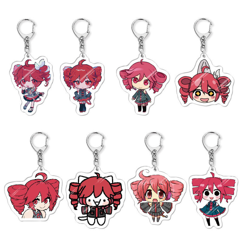 Heavytoneteto Plush Virtual Singer Merchandise Acrylic Keychain Pendant Decoration