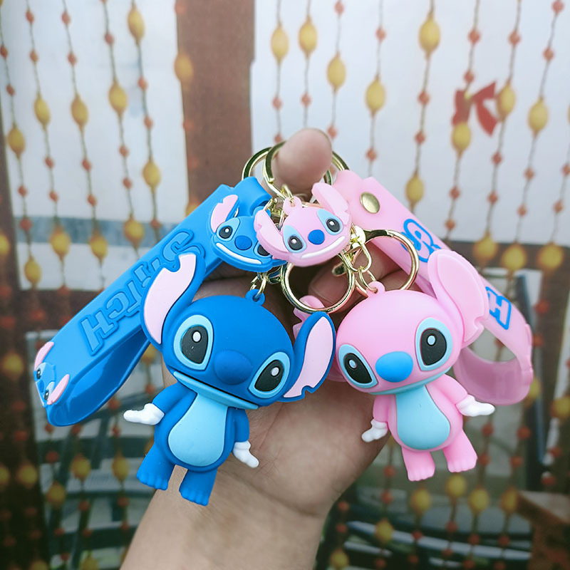 Cute Car Keychain Girl Heart Men and Women Couple Bag Accessories Pendant Shi Dizai Hanging Activity Gift