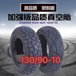 130/90-10 Land Rover pedal motosiklet şini Zuma 120/90-10 sürüşməyən elektrikli vakuum şini