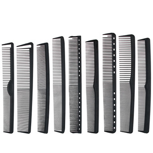 In stock wholesale plastic hair cutting comb Black Tony cap hair cutting comb pointed tail comb double-headed comb hair comb hairdressing comb