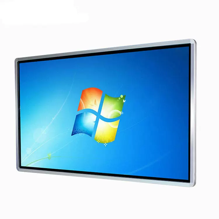 壁挂红外触摸一体机高清商业显示大屏多媒体播放器触控查询机