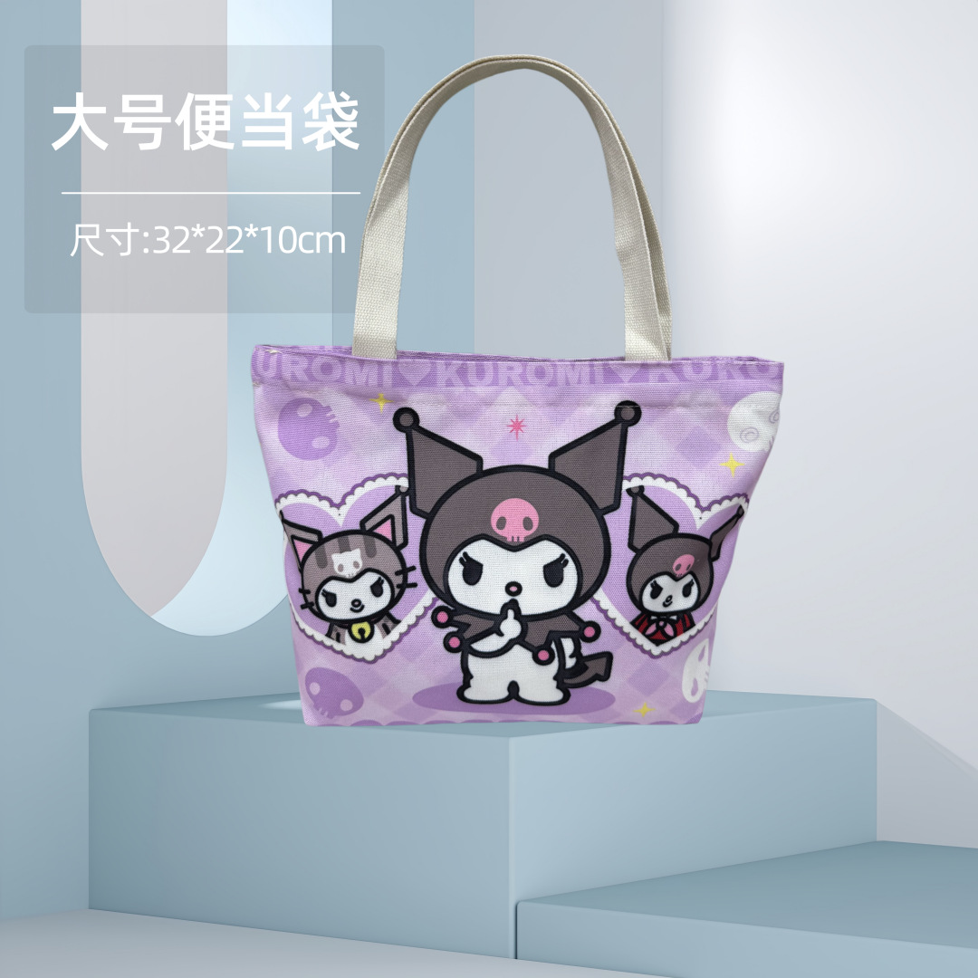 Bolsa Bento Sanrio lona almuerzo dibujos animados