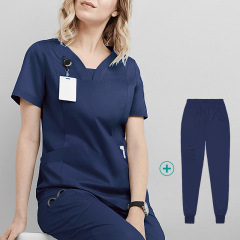 速売通口腔病院手術室手洗い服セット医師看護師服美容院作業服手洗い服
