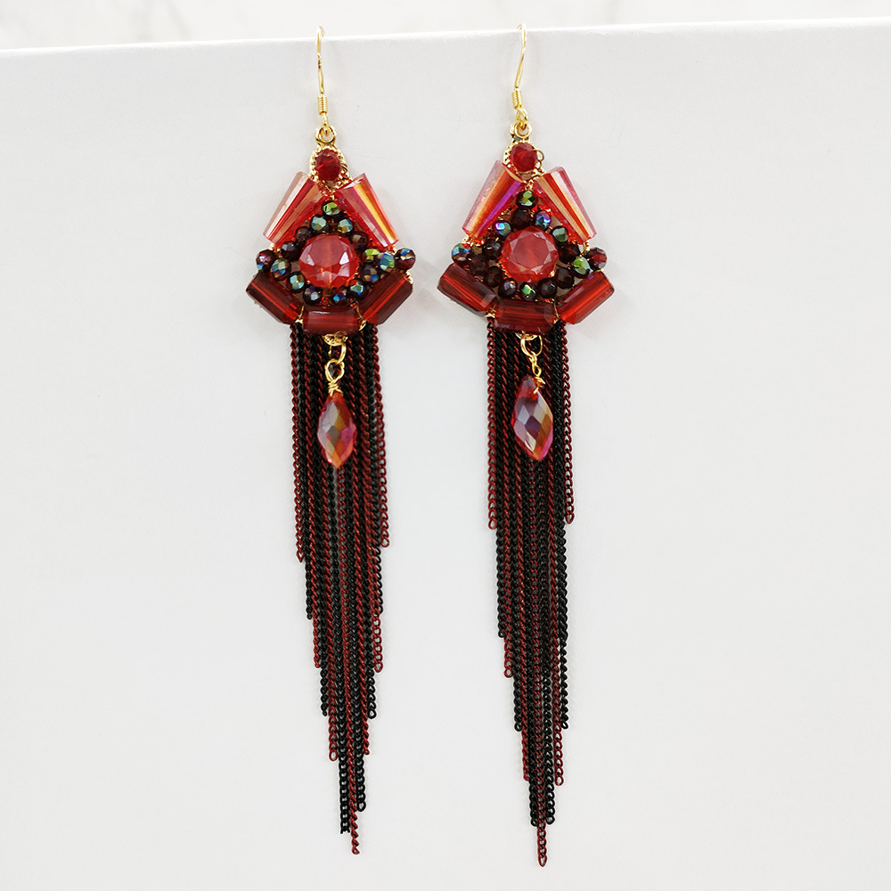 Ethnic geometric earrings