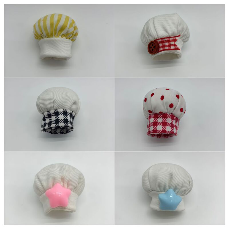 13cm Doll Chef Hat Cute Chef Hat Plush Toy Doll Decoration Headgear 13cm Doll Chef Hat Cute Chef Hat Plush Toy Doll Decoration Headgear