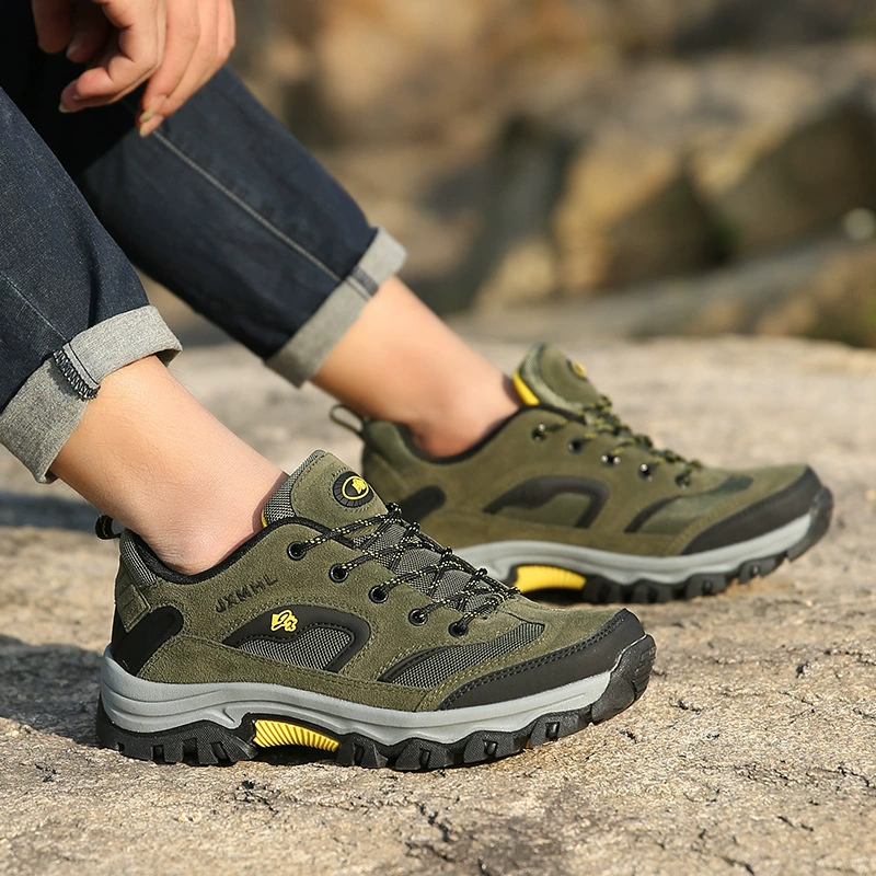 Осенне-зимняя мужская нескользящая уличная походная обувь с низким вырезом, повседневная прогулочная обувь большого размера, дышащая дорожная обувь, походная обувь