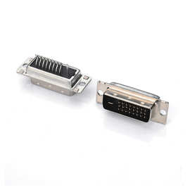 厂家直销DVI24+1夹板公头dvi夹板线头DVI接线端子 显卡接口插头