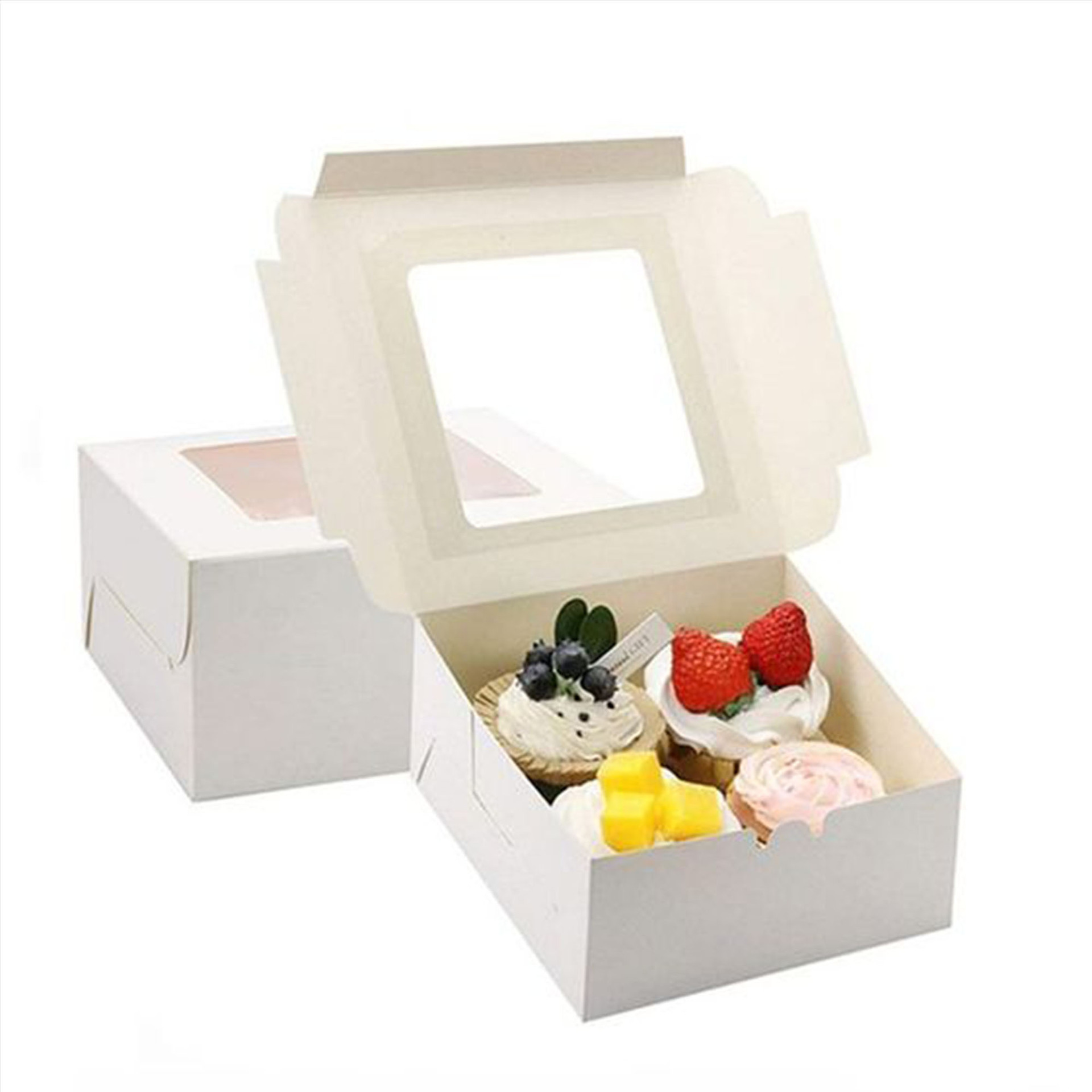 흰색; 4.4inch x4x2.5(사각형 창)