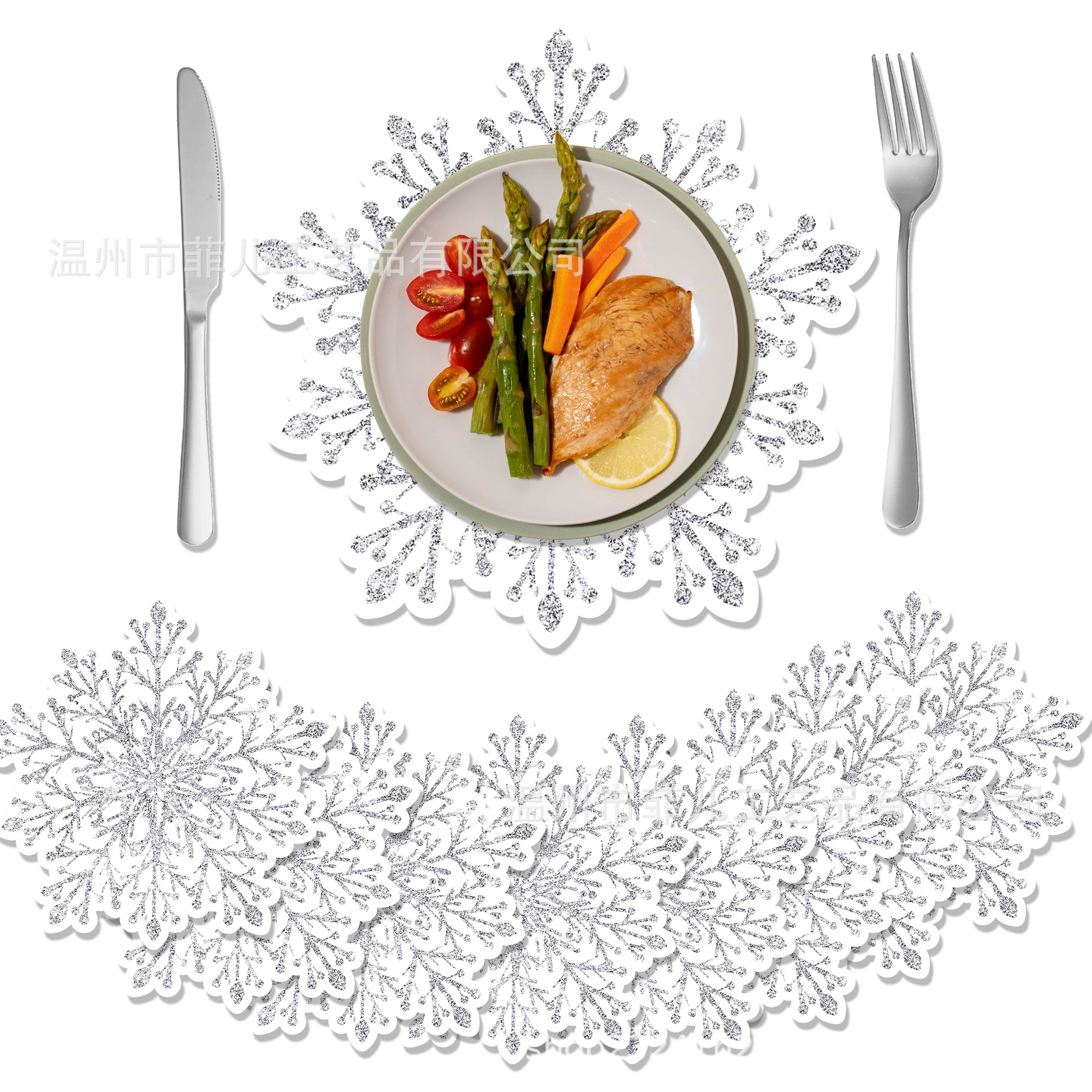 CA034 Снежинка Зимняя рождественская вечеринка