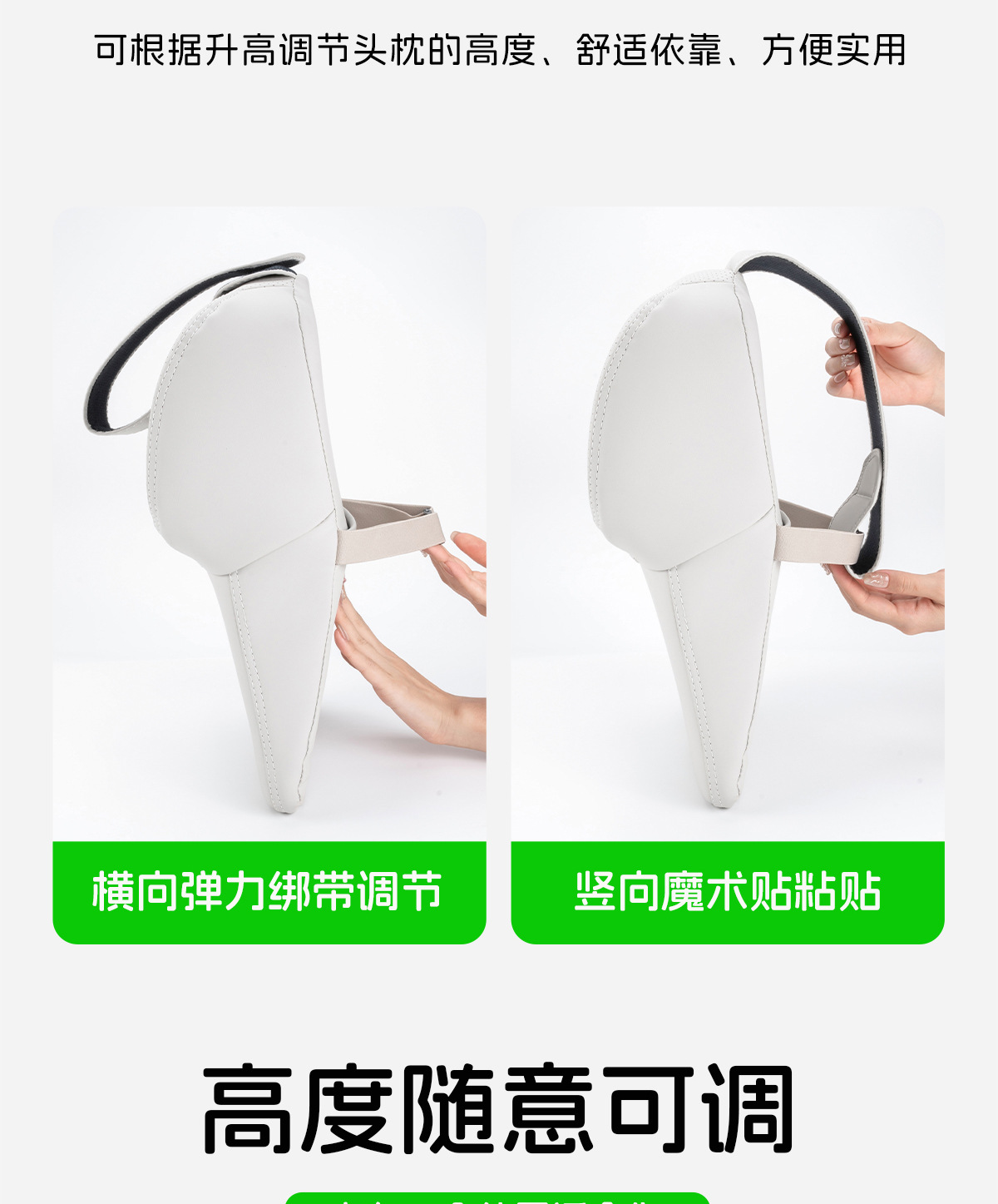 Cross-border best-selling car headrest and lumbar support memory foam neck pillow, suitable for all seasons, high-end car pillow