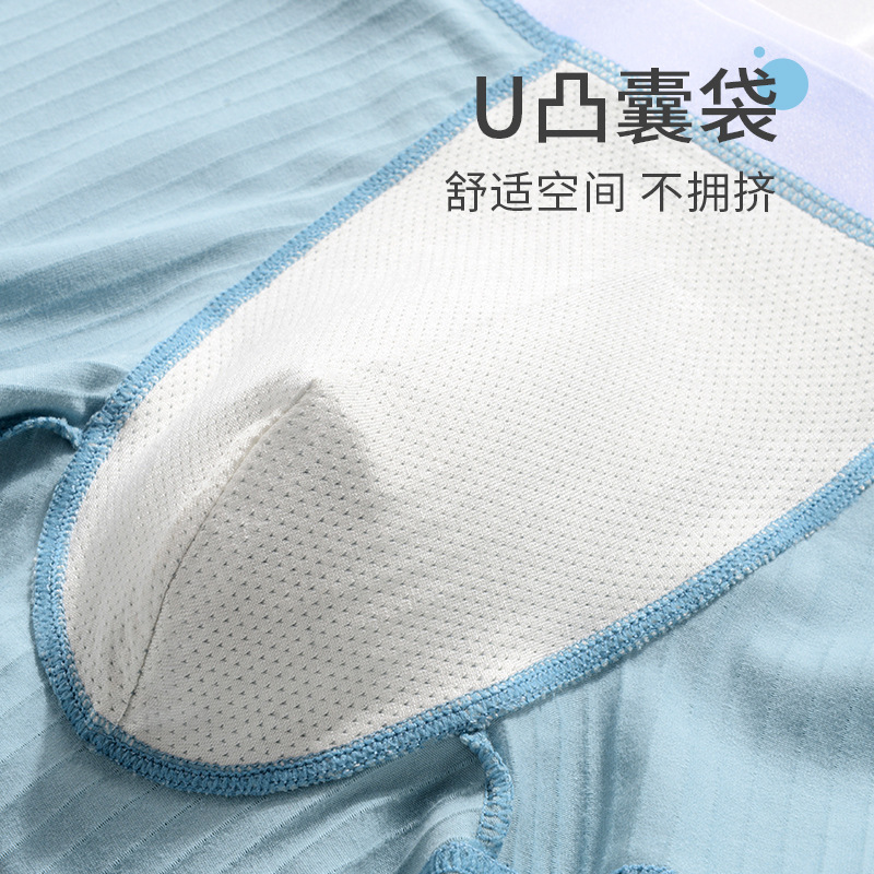 Ropa interior de los hombres de verano de algodón Boxer shorts jóvenes Boxer shorts cabeza de los hombres más tamaño ropa interior deportiva