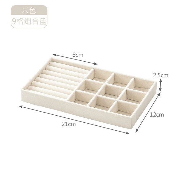 Off-white 9 grid jewelry plate