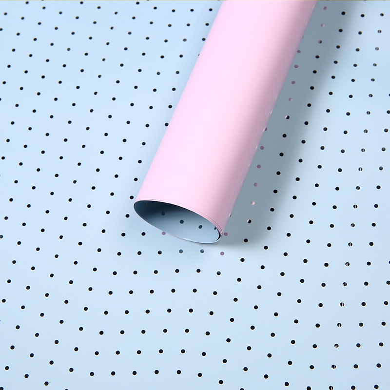 Huaxi Armani punto pequeño papel de embalaje de flores plástico de aluminio de aluminio OPP florista de alta calidad materiales de flor al por mayor