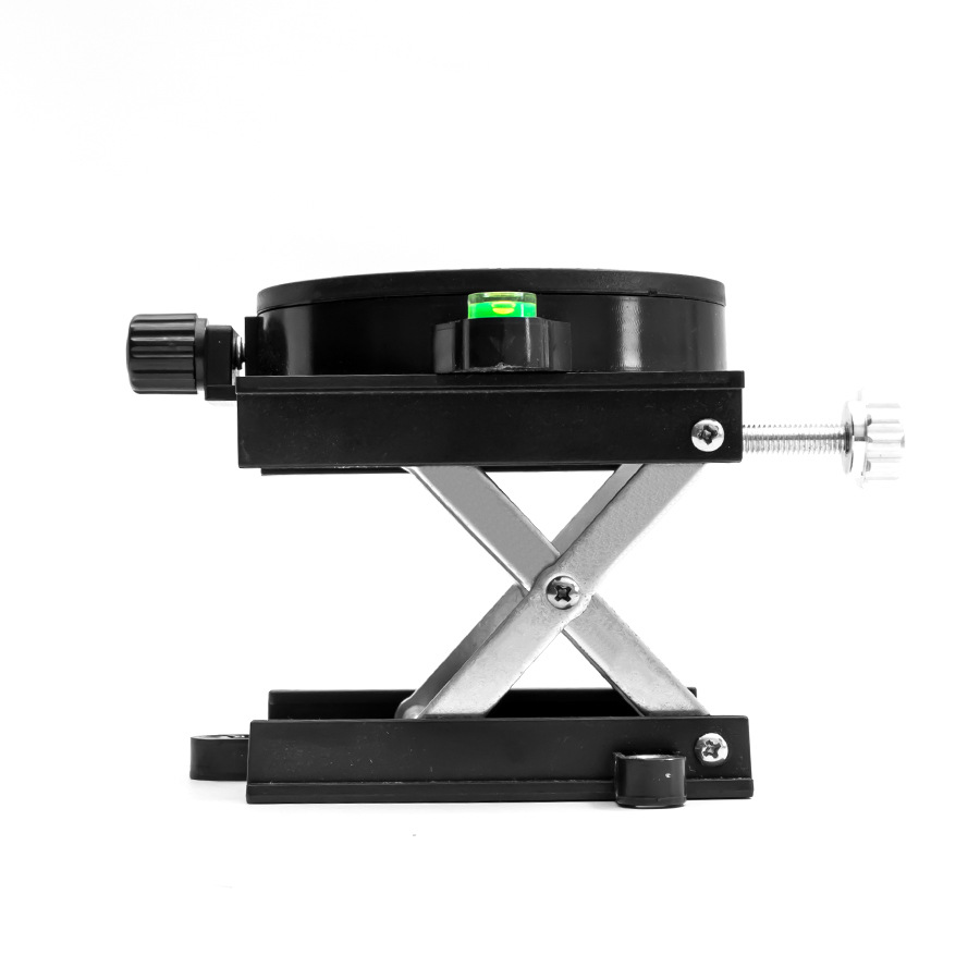 Plataforma de elevación de piso de aleación de aluminio transfronterizo 360 ° nivel de mesa giratoria soporte de nivelación automático ajuste fino