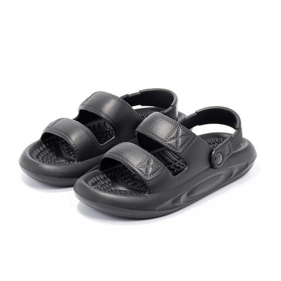 Summer new men's EVA waterproof sandals thick sole outdoor slippers breathable beach shoes Jinjiang factory wholesale