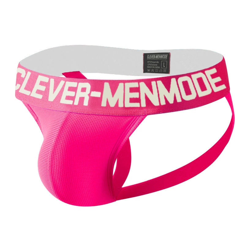 CLEVER-MENMODE Sexy флуоресцентное нижнее белье, классический пояс, брюки, европейский стиль