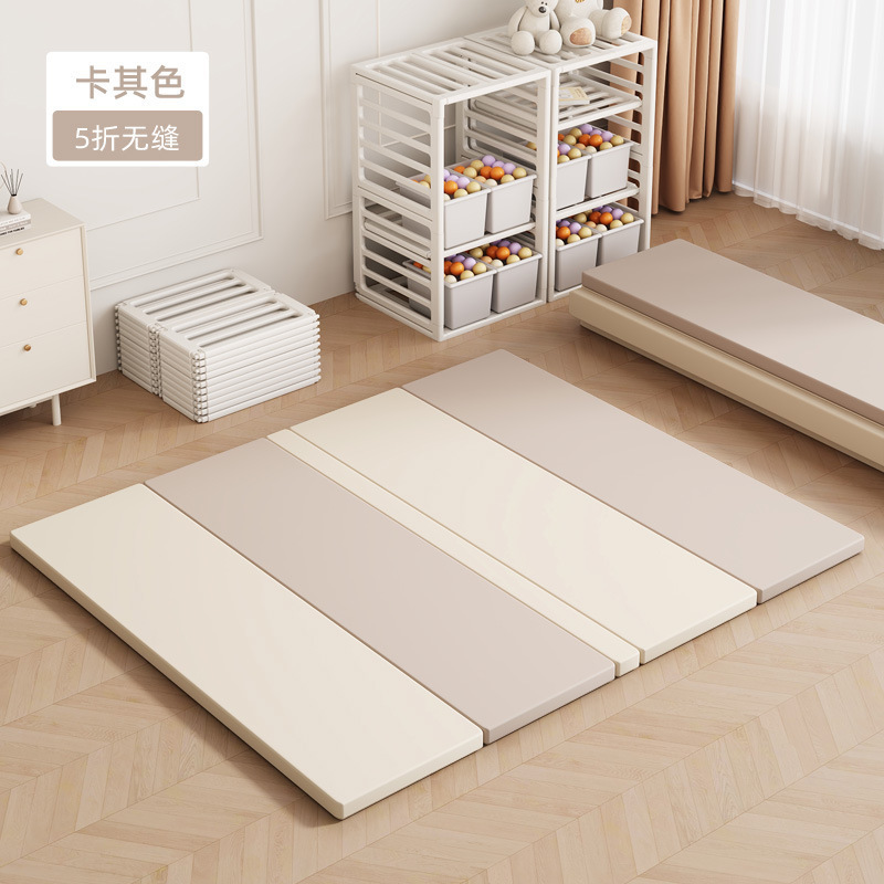 Alfombra para gateo de bebé XPE PU, plegable, de gran tamaño, acolchada, juguetes infantiles seguros y ecológicos