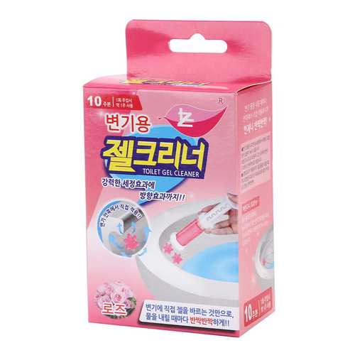 Boxed toilet flower gel to remove odor, bathroom descaling cleaner, scented cleaning and deodorizing toilet cleaning spirit