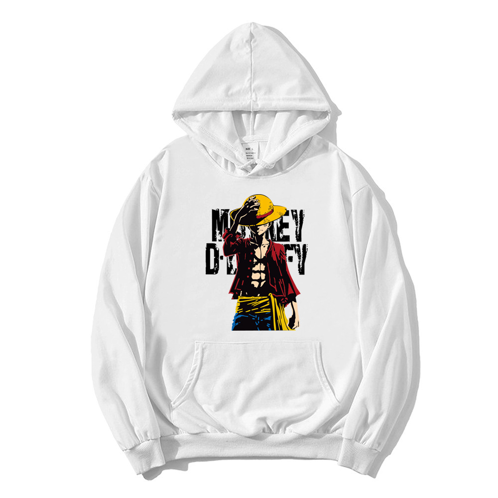 Suéter de manga larga de One Piece Sauron Luffy Anime Segunda dimensión Periférico Moda Otoño e invierno Suéter para hombres y mujeres Suéter con capucha