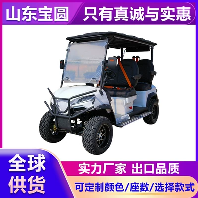 Golf Cart, Electric Four-Wheel Sightseeing Car, Hotel Reception Car, Airport Shuttle Car, Campus Tourist Sightseeing Car