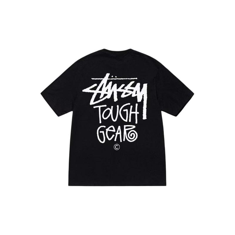 STUSSY スチューシー トレンドプリント ラウンドネック プルオーバー カップル 半袖Tシャツ 男女兼用 インス風|undefined