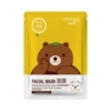 Cartoon face mask, with little bears