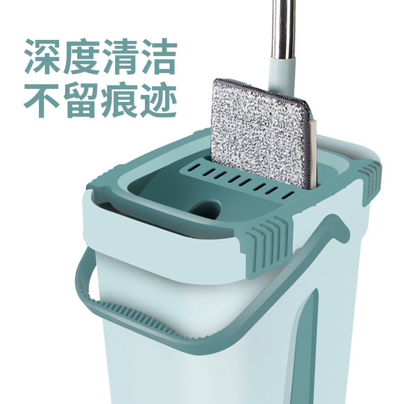 一件代发拖把懒人家用干湿分离跨境免手洗平板拖把桶一拖净厂家