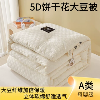 A类大豆纤维冬季加厚保暖棉被芯学生宿舍单双人春秋被四季通用被