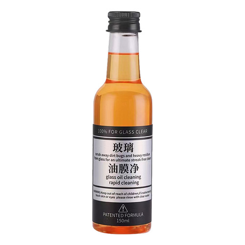 Car glass oil film removal fluid, car front and rear windshield oil removal cleaner, car window cleaning glass cool
