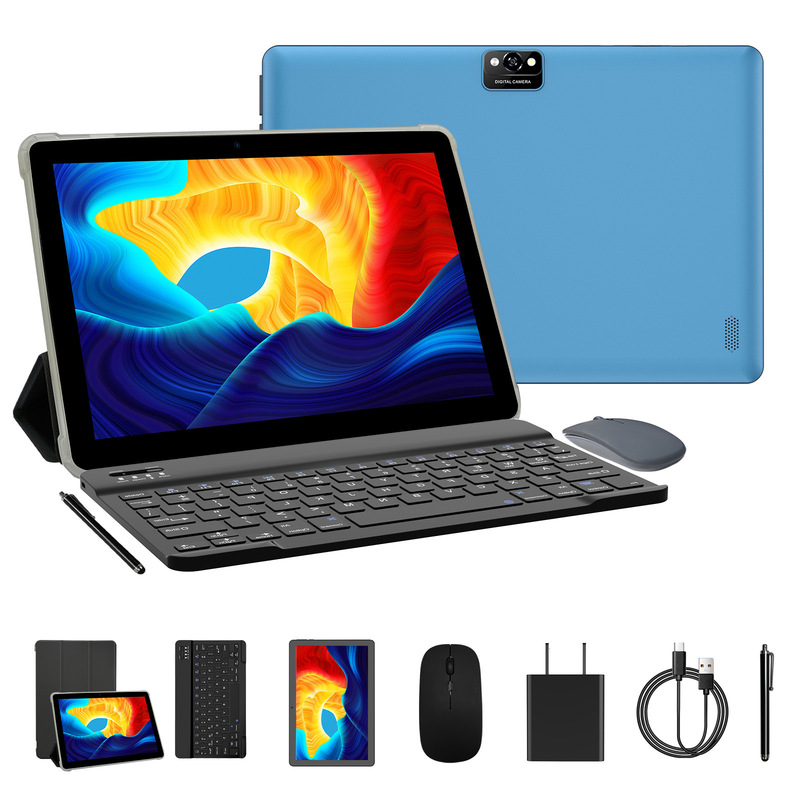 Cross-border exclusive for 2025 new suit 10-inch tablet with keyboard and mouse dual-frequency 5Gwifi6