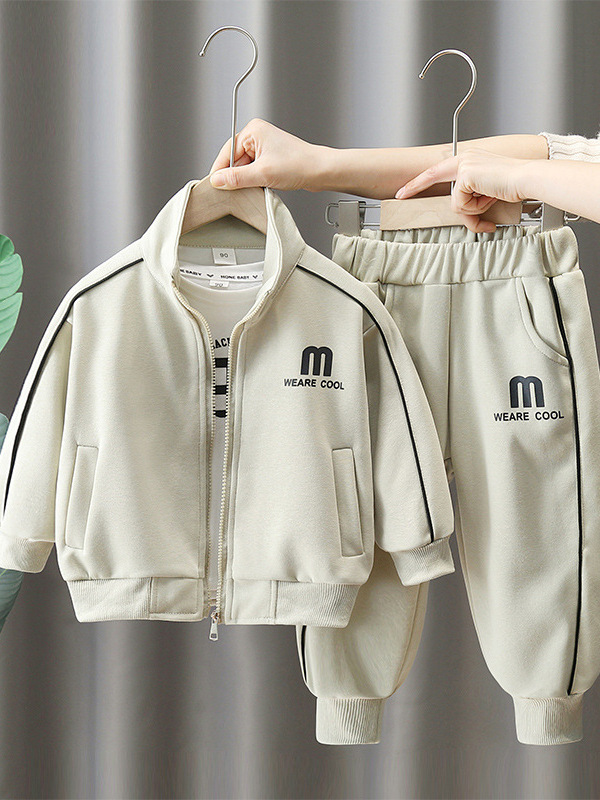 Conjunto Deportivo para Niños 5822, Ropa de Primavera y Otoño 2026, Ropa Casual Infantil, Conjunto de Dos Piezas a la Moda para Bebés