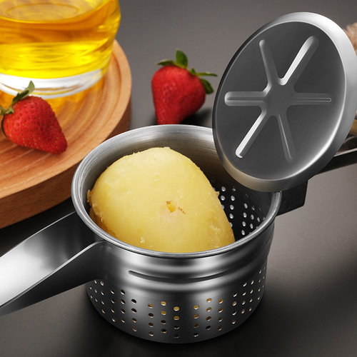 Multifunctional stainless steel potato masher masher cross border potato press fruit juicer