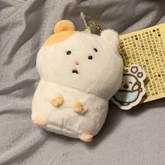 萌えリラックマsanx新品ハムスターかわいいストラップ10cm毛落ちしない超萌えネズミ人形プレゼント