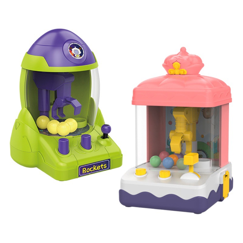 Mini BOLA DE LOS NIÑOS agarrando máquina pequeño caramelo clip muñeca máquina celebridad de Internet muñeca torcer juguete niños y niñas