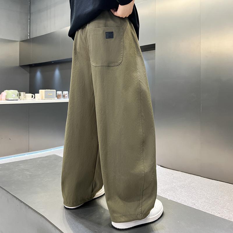 Zhili children's clothing boys' 2025 autumn new casual fashion versatile cargo pants for children of medium and large size loose fit