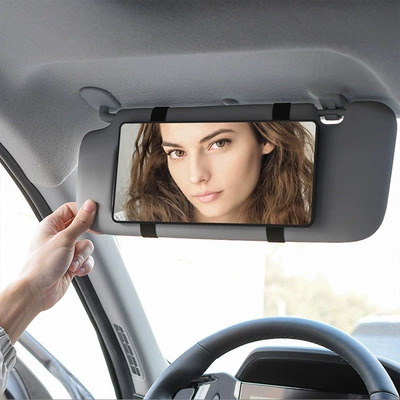 for Car Interior, High-Definition Sun Visor, Sun visor rearview mirror