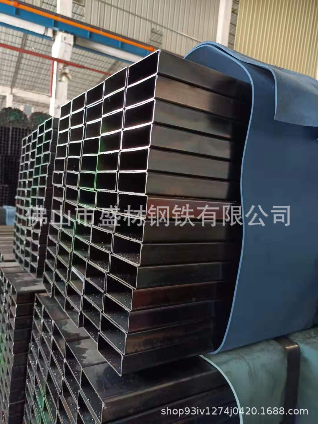 广东钢材批发Q195方通矩形管黑铁管铁方管方钢10*50 规格齐全0.8