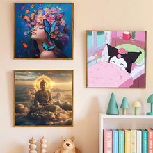 30*30数字油画diy手工涂画绘画新款上市图案多样工厂直售温馨治愈