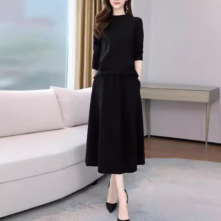 女性用ファッショナブルなスーツとパンツスカート、2025年初秋の新しい韓国スタイル、ゆったりとしたスリムでスタイリッシュなカジュアルファッションツーピースセット|undefined