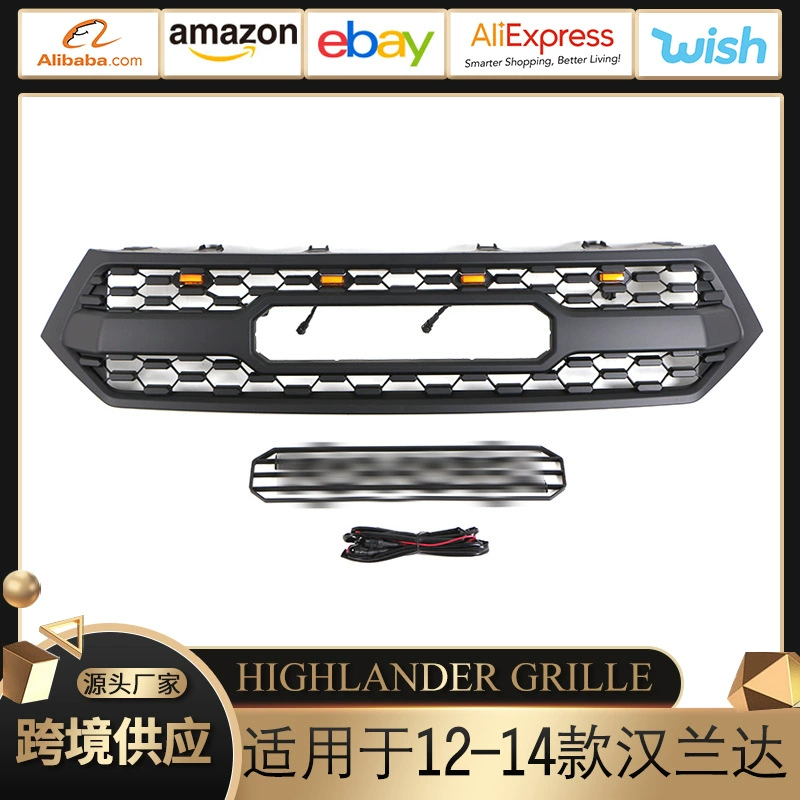 Для 12-14 моделей Toyota Highlander HIGHLANDER GRILLE средний бампер решетки экспорта