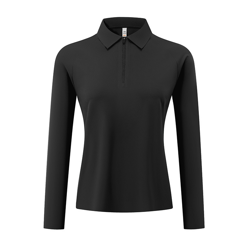 Camisas de polo deportivas de alta calidad, ropa de trabajo blanca, camiseta de collar para hombres, camiseta de polo de manga larga personalizada