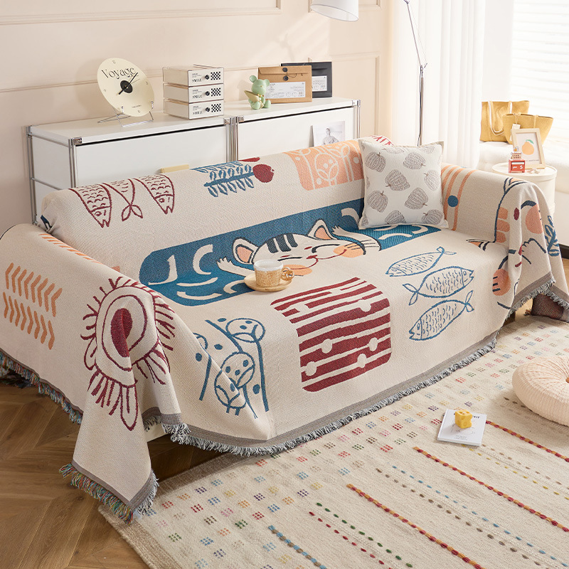 럭키캣 [펼치거나 덮을 수 있음/양면 사용 가능]