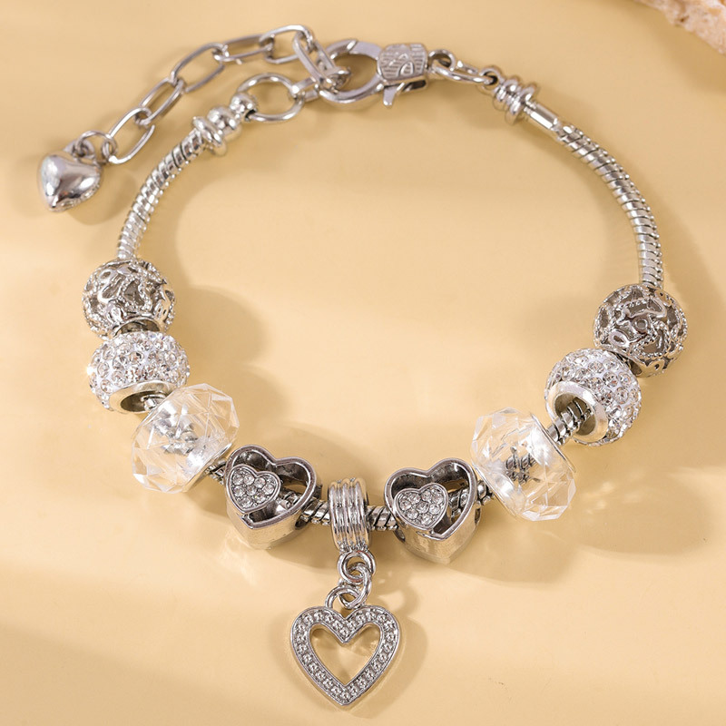 Sparkling Diamond Fish Tail Bangle For Women, Elegant Metal Design_voghion.com